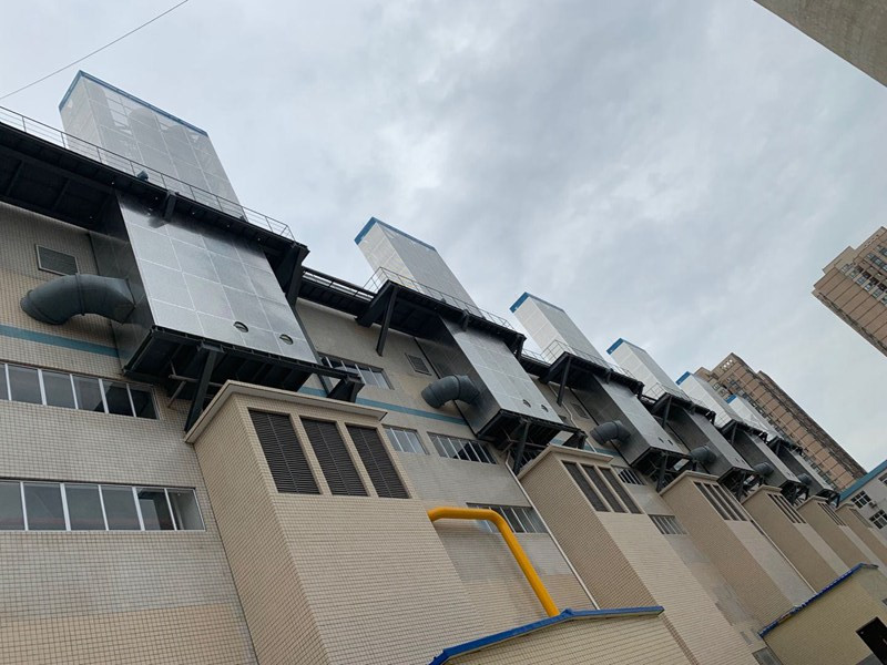 雁东供热公司烟囱装饰
